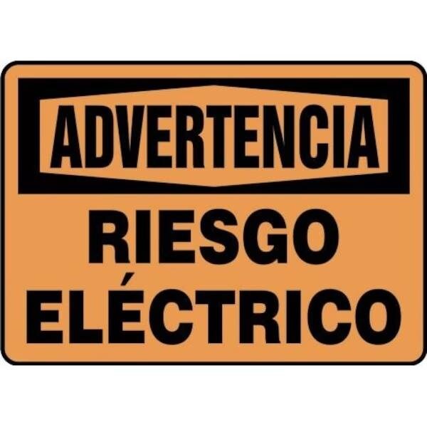 Accuform WARNING Safety Sign ELECTRICAL HAZARD SHMELC329VP - main